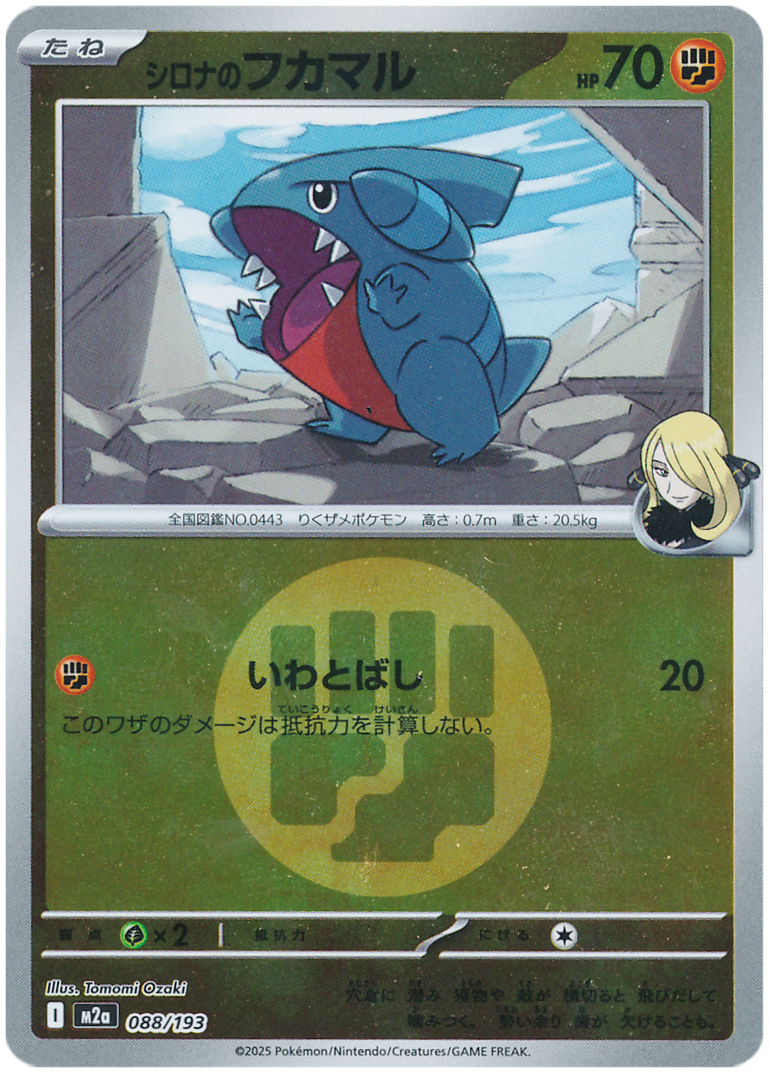 シロナのフカマル