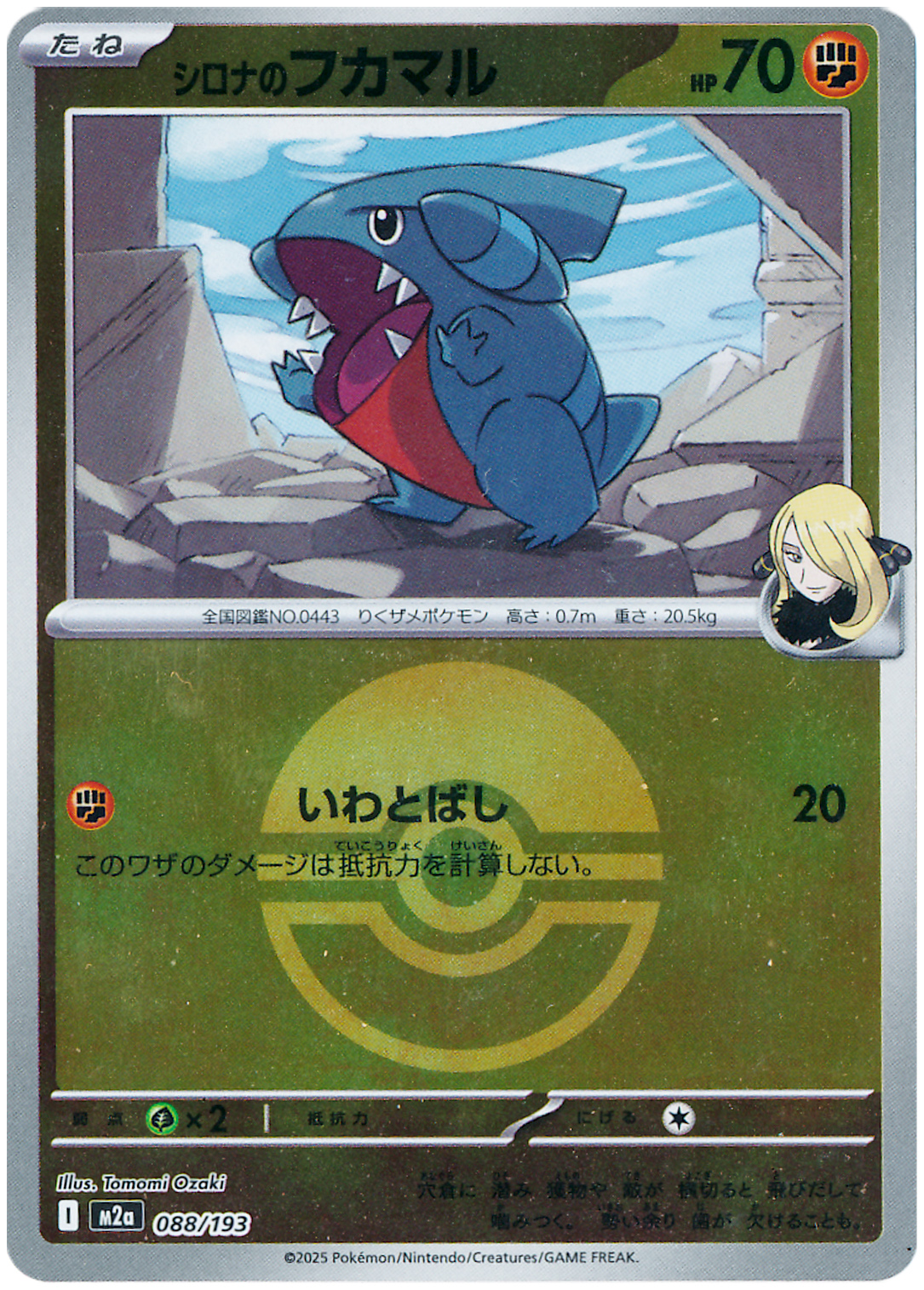 シロナのフカマル