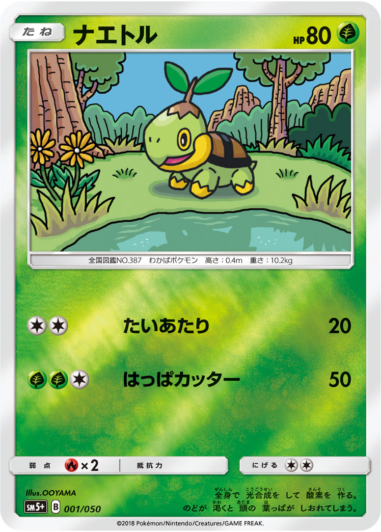 ポケモンカード ナエトル[SM5+][001/050][-(ミラー)]